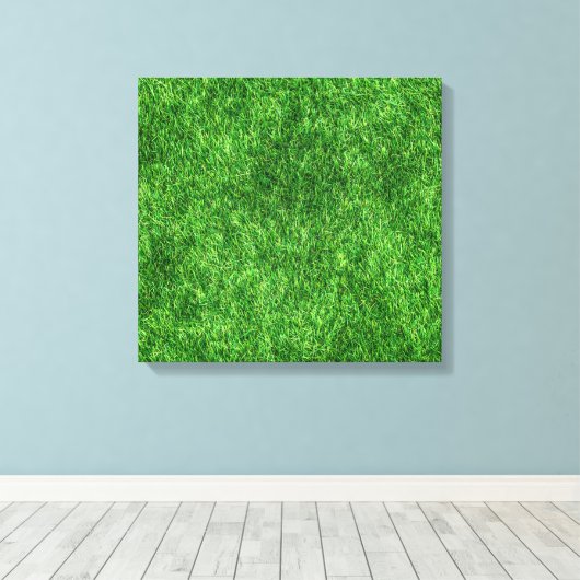 Green Grass Canvas Afdruk (Insitu (Houten vloer))