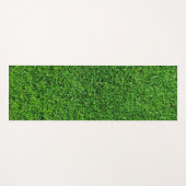 Green Grass Field Trendy Sjabloon Natuur Fitness Yogamat (Voorkant (horizontaal))