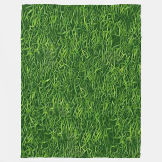 GREEN GRASS FLEECE BLANKET (Voorkant)