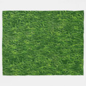 GREEN GRASS FLEECE BLANKET (Voorkant (Horizontaal))