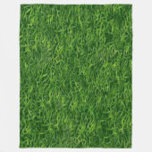 GREEN GRASS FLEECE BLANKET DEKEN (Voorkant)
