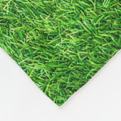 Green Grass Fleece Deken (Hoek)