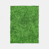 Green Grass Fleece Deken (Voorkant)