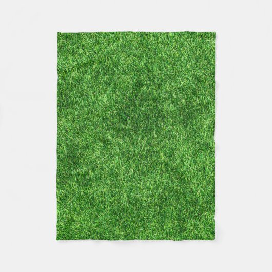 Green Grass Fleece Deken (Voorkant)