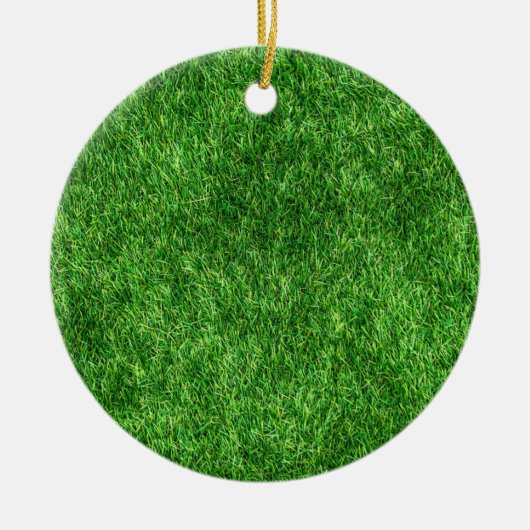 Green Grass Keramisch Ornament (Voorkant)
