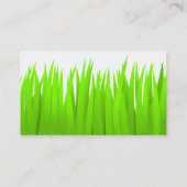Green Grass, Lawn Mowing Service Visitekaartje (Achterkant)