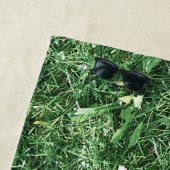 Green Grass Novelty Strandlaken (In situ)