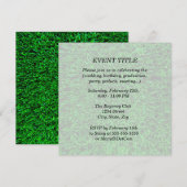 Green Grass Sjabloon Kaart (Voorkant / Achterkant)