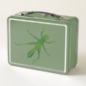 Green Grasshopper Insect Lunch Boxes (Achterkant)
