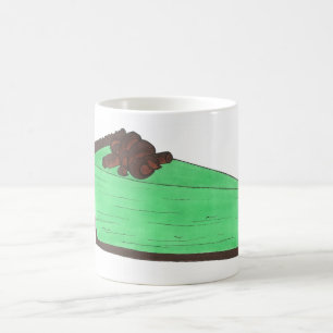 Green Grasshopping Pie Slice St. Patrick's Day Foo Koffiemok