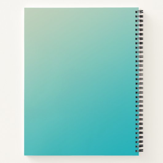 Green Gratitude Journal, Wet van Aantrekking Notitieboek (Achterkant)