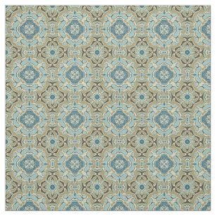 Green Grey Blue Blauwgroen Ochre Hip Orient Bali A Stof