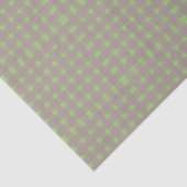 Green Grey Gingham Pattern Tissuepapier (Detail)