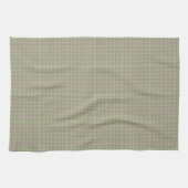 Green Grey Gingham Pset Pattern Theedoek (Horizontaal)