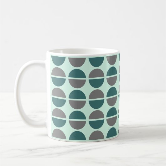 Green Grey Mint Mok voor koffie en thee (Links)