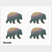 Green Grizzly Beer Gradient Sticker (Vel)