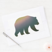 Green Grizzly Beer Gradient Sticker (Envelop)
