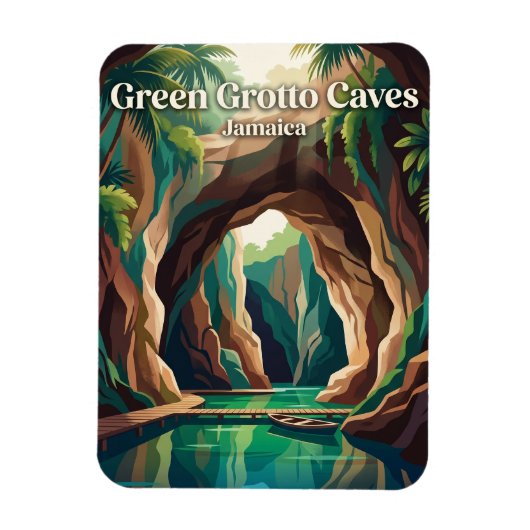 Green Grotto Caves Jamaica Magneet (Verticaal)