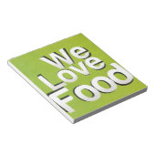 Green Grub Club: We Heart Food Design Notitieblok (Schuin)