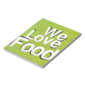 Green Grub Club: We Heart Food Design Notitieblok (Linkerzijde)