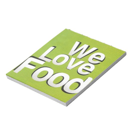 Green Grub Club: We Heart Food Design Notitieblok (Linkerzijde)