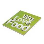 Green Grub Club: We Heart Food Design Tegeltje (Zijkant)