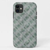 Green Grunge Mozaïek Case-Mate iPhone Case (Achterkant)