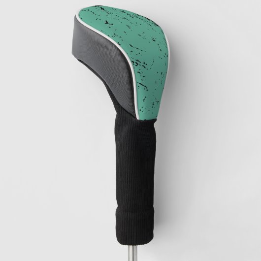 Green Grunge-style Golfheadcover (Schuin)