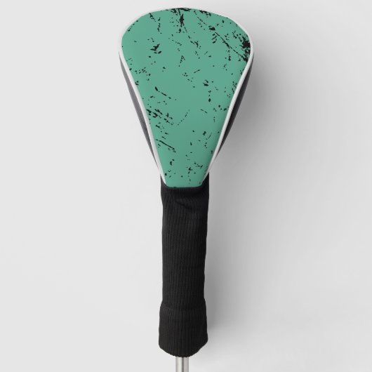Green Grunge-style Golfheadcover (Voorkant)