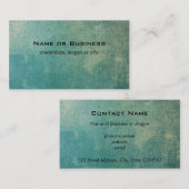 Green Grunge Texture Visitekaartje (Voorkant / Achterkant)