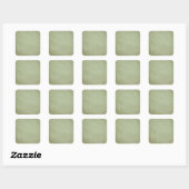 Green Grunge Vierkante Sticker (Vel)