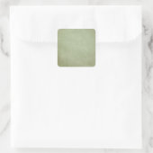 Green Grunge Vierkante Sticker (Tas)