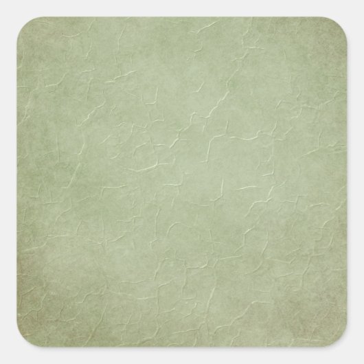 Green Grunge Vierkante Sticker (Voorkant)