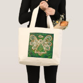 Green Guardian Angel Art Custom Canvas tas (Voorkant (product))