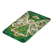 Green Guardian Angel Custom Magnet Art schilderen Magneet (Linkerzijde)