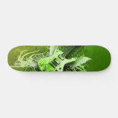 Green Guitar Skateboard (Horizontaal)