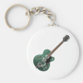 Green Guitar Sleutelhanger (Voorkant)