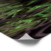 Green Gully Fractal Art Poster (Hoek)