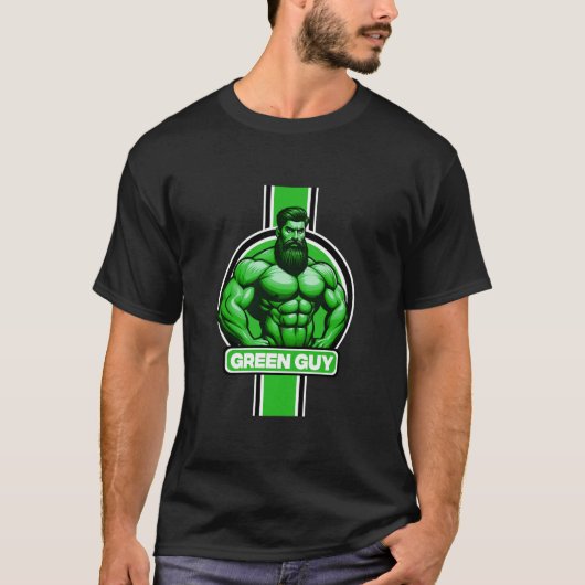 Green Guy Art T-shirt (Voorkant)