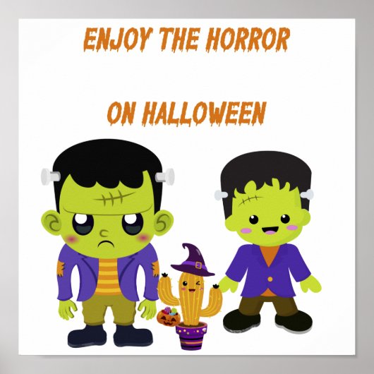 Green Halloween Poster (Voorkant)