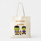 Green Halloween Tote Bag (Achterkant)