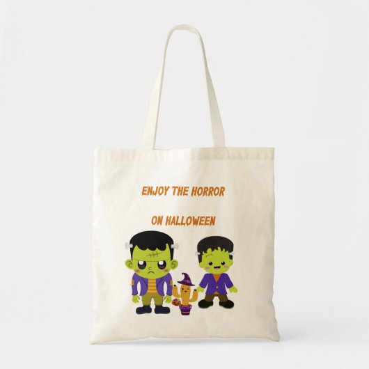 Green Halloween Tote Bag (Voorkant)