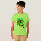 Green Hammerhead Shark T-shirt (Voorkant volledig)