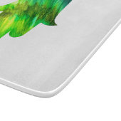 Green Hamsa Art Cutting Board Snijplank (Hoek)