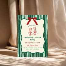 Green Hand Drawn Whimsical Wavy Lijst Christmas