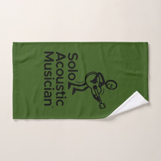 Green Hand Towel SAM Logo Handdoek (Handdoek)