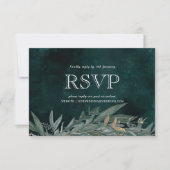 Green Hannah Suite RSVP-kaart RSVP Kaartje (Voorkant)