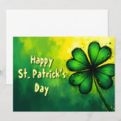 Green, Happiness & Joy - Happy St. Patrick's Day! (Voorkant / Achterkant)