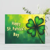 Green, Happiness & Joy - Happy St. Patrick's Day! (Staand voorkant)