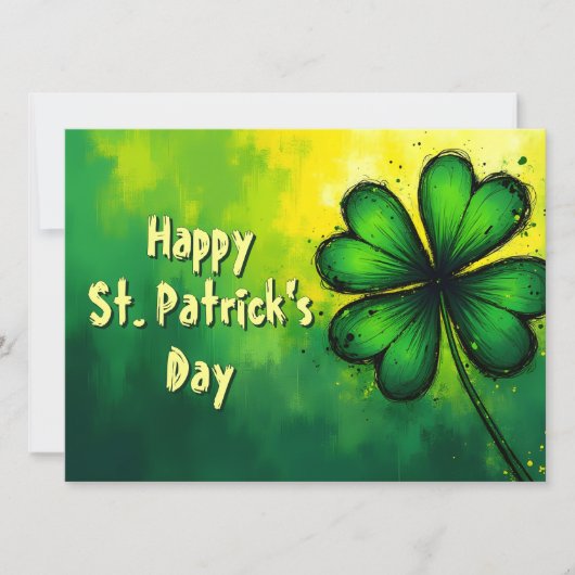 Green, Happiness & Joy - Happy St. Patrick's Day! (Voorkant)